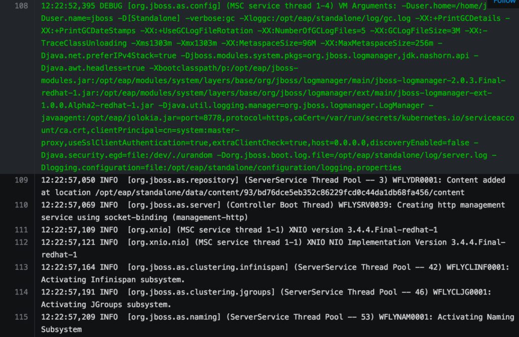 Removing ANSI Color Characters in Kibana