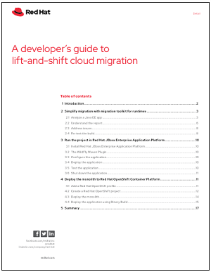 A developer's guide to lift-and-shift cloud migration