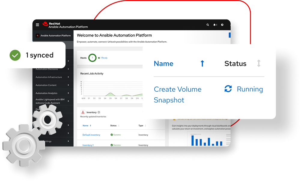 Red Hat Ansible Automation Platform UI shows a vulnerability warning while a model is migrating