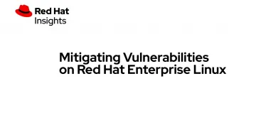 Mitigating Vulnerabilities on Red Hat Enterprise Linux
