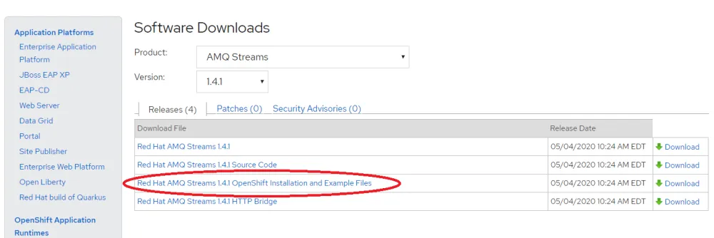 download-amq-streams