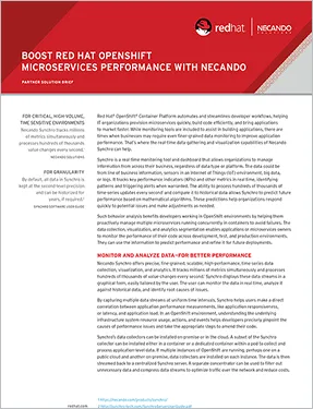 SolutionBrief openshift microservices performance