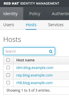 Automating Red Hat IdM installation view the installed servers