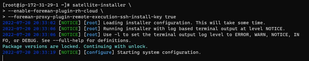 Enable the configuration of the Red Hat Connector