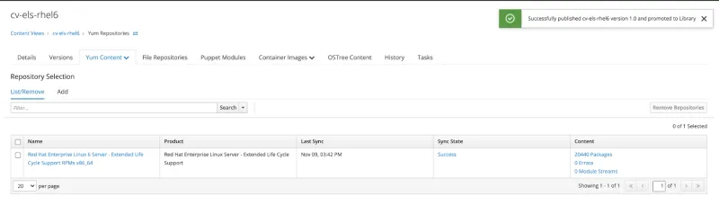 new content view in Satellite