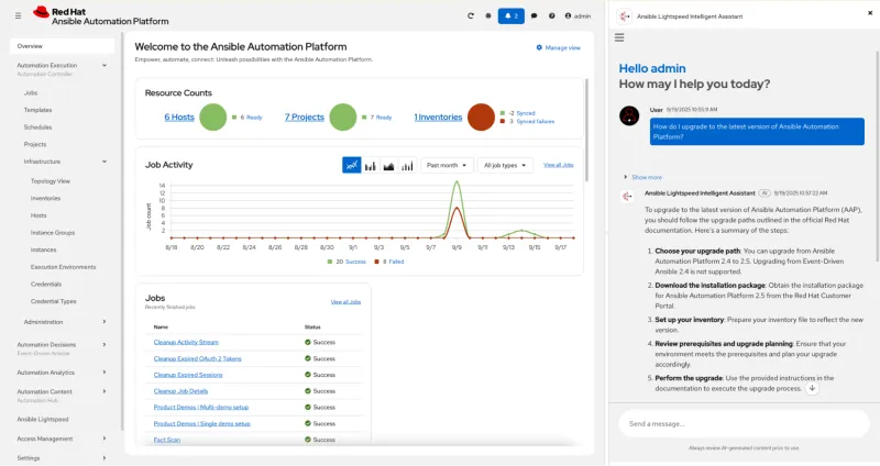Lightspeed Intelligent Assistant interfaced
