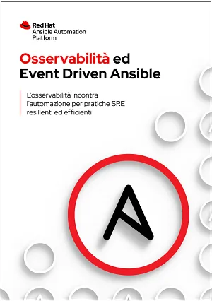 Osservabilità ed Event&nbsp;Driven&nbsp;Ansible