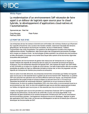 Modernizing an SAP Landscape  FR