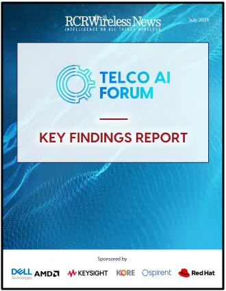 Front cover of Telco AI forum key findings report