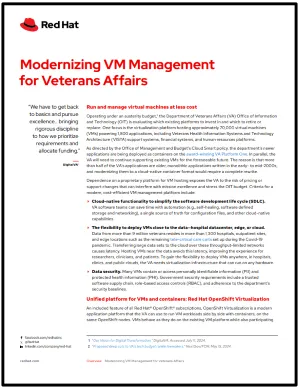 Modernizing VM Management for Veterans Affairs