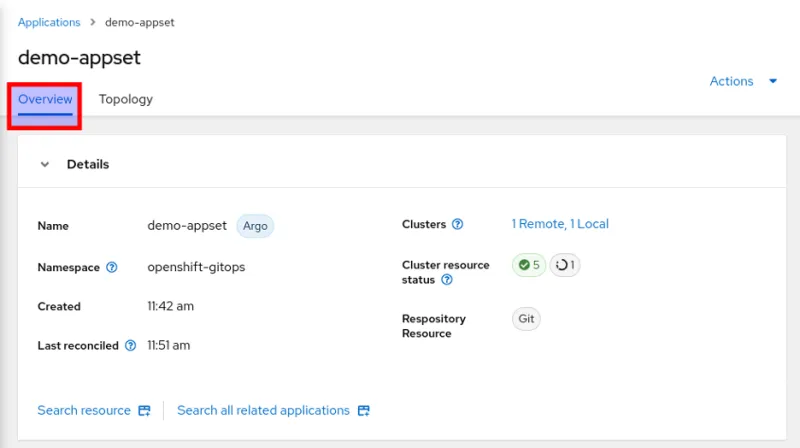 demo-appset overview