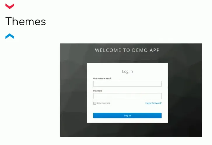 Keycloak's standard theme