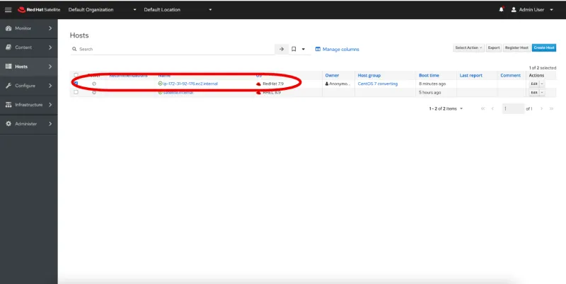Converted CentOS Linux 7.9 system now seen as Red Hat Linux 7.9 system in Red Hat Satellite’s inventory