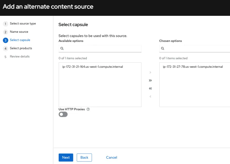 Alternate Content Sources