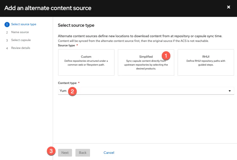 Alternate Content Sources