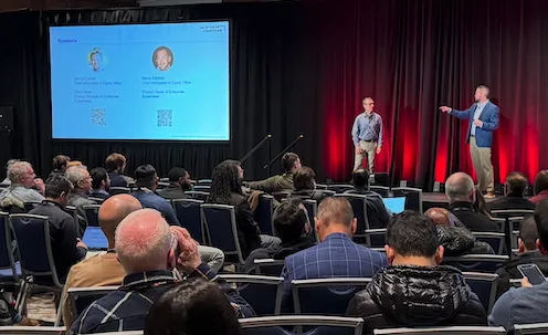 Image 1: From Left, Randy Ellefson and Joe McConnell, Northrop Grumman’s Chief Information and Digital Office