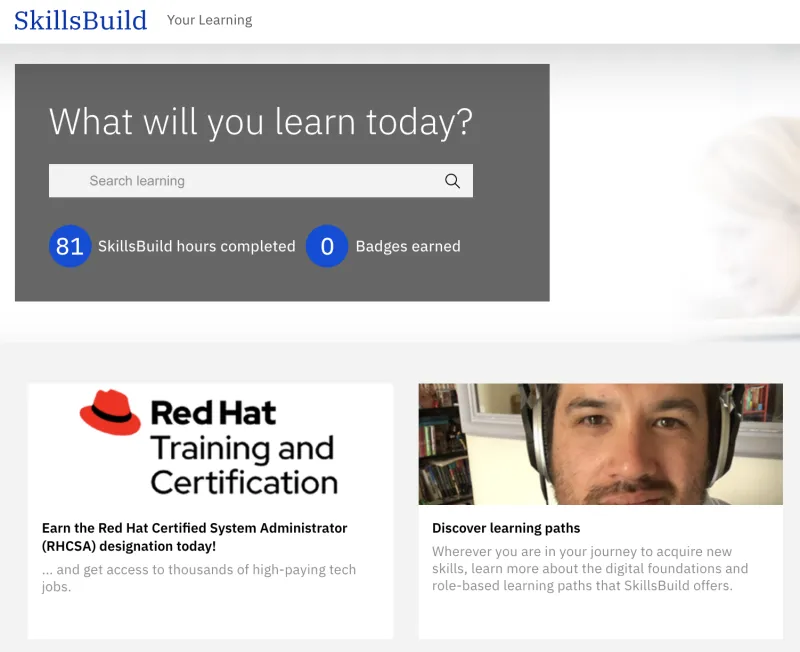 SkillsBuild.org screenshot