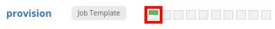 The provision template should be listed, and have a green box listed next to it in the leftmost spot