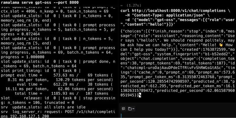 OpenAI-compatible REST API 