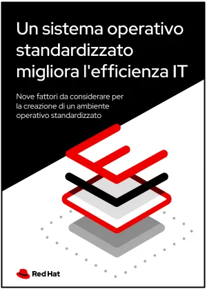 Un sistema operativo standardizzato migliora l'efficienza IT