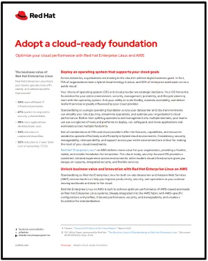 first page of Adopt a cloud-ready foundation pdf