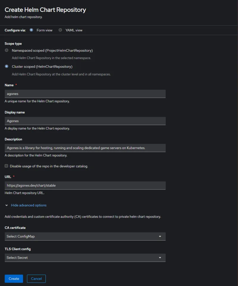 agones-openshift-helm-repo