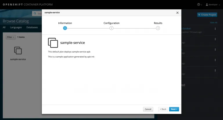 APB in CDK service catalog