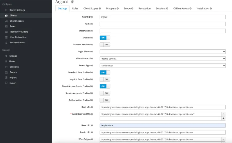 argocd-client-configuration