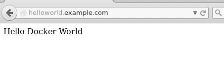 Running helloworld app