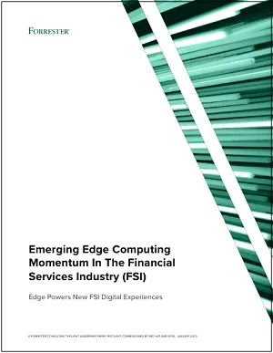 Emerging Edge Computing Momentum In The Financial Services Industry (FSI)