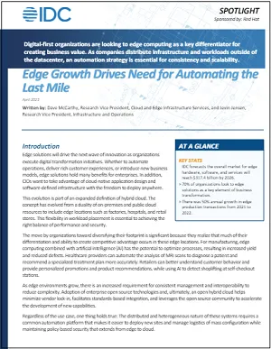 Edge growth drives need for automating the last mile