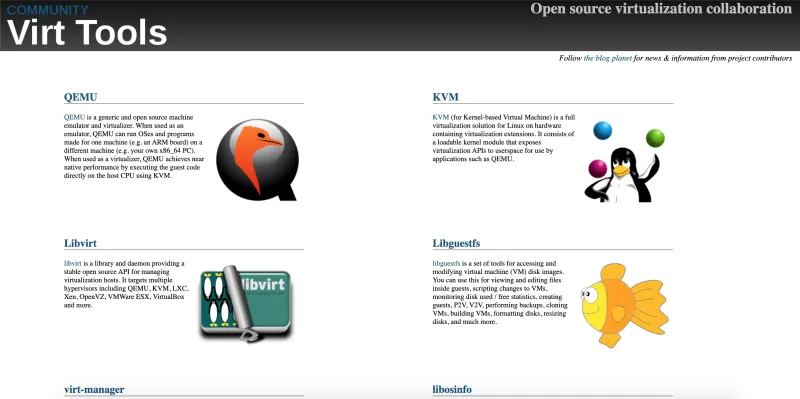 Virtualization tools