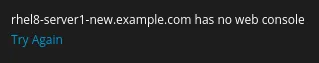 Server has no Web Console 