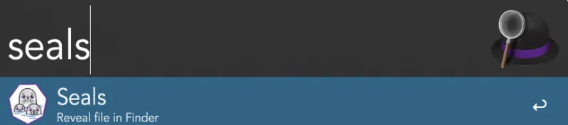 Searching for Seals with Alfred