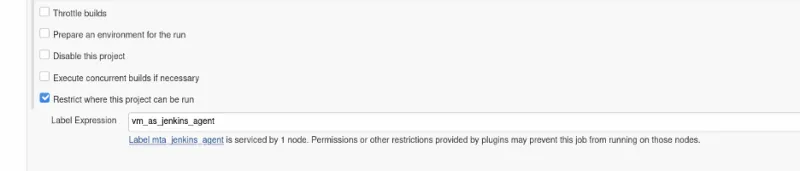 Restrict where the project can be run