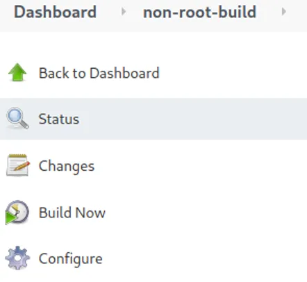 Jenkins dashboard status