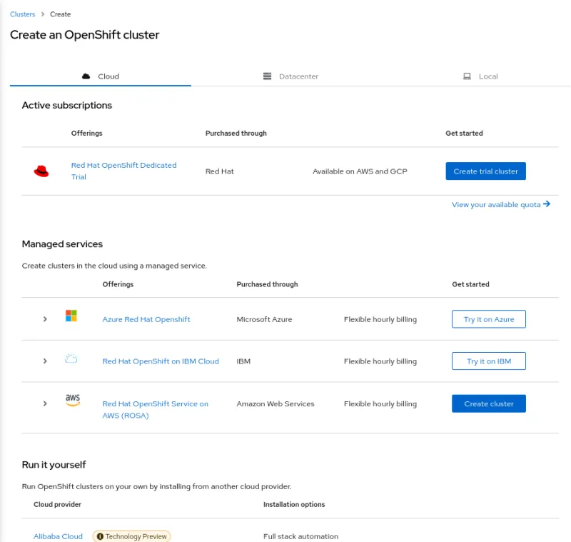Create cluster webui