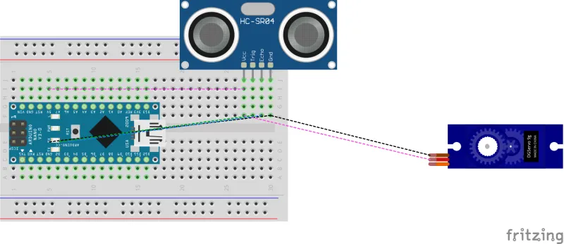 Food dispenser breadboard