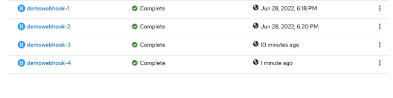 Display build progress