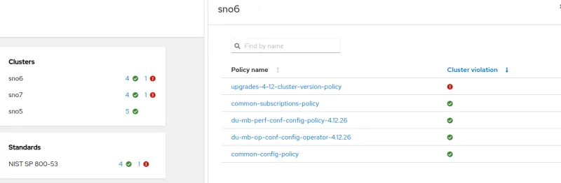 Screenshot of sno6 details