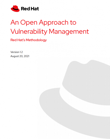 An Open Approach to Vulnerability Management
