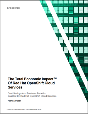 The Total Economic Impact™ of Red Hat OpenShift cloud services