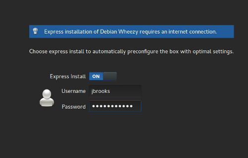 Express Installation of Debian Wheezy