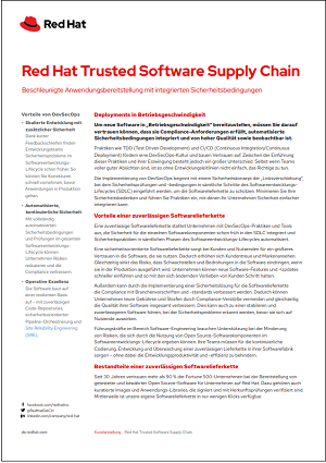 Red Hat Trusted Software Supply Chain