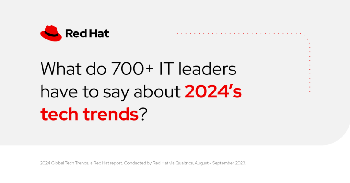 Red Hat Global Tech Trends 2024 report