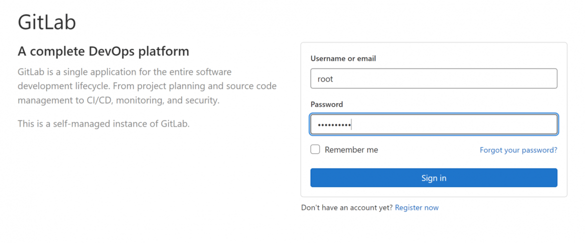 Use the admin password to log in