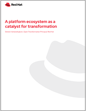 A platform ecosystem as a catalyst for transformation