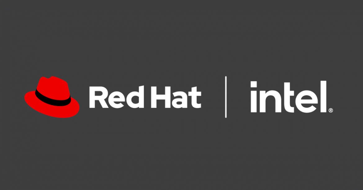 Red Hat and Intel logos