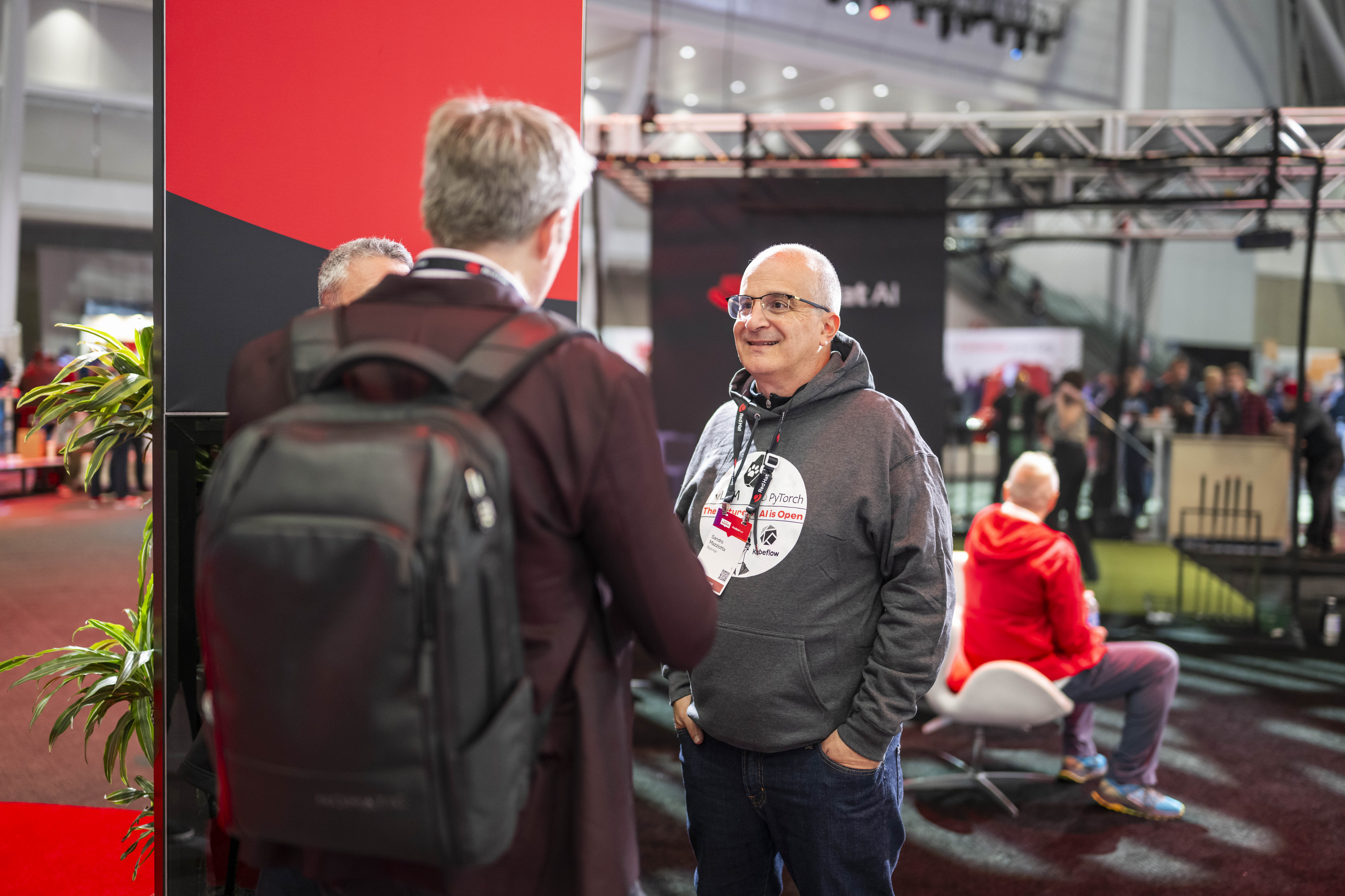Red Hat Summit expo hall