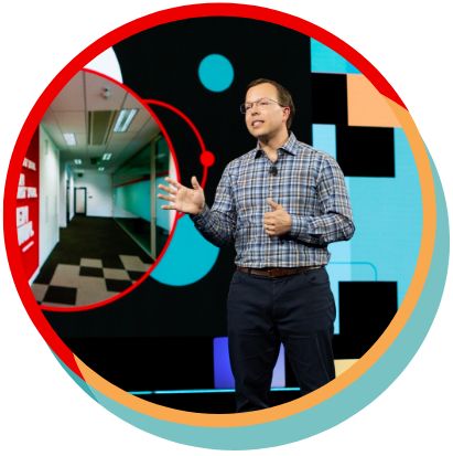 Matt speaking at Red Hat Summit